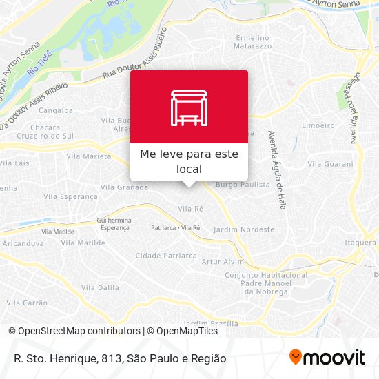 R. Sto. Henrique, 813 mapa