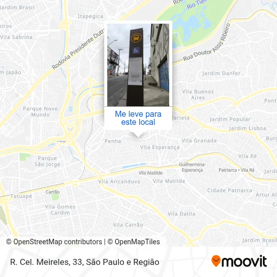 R. Cel. Meireles, 33 mapa