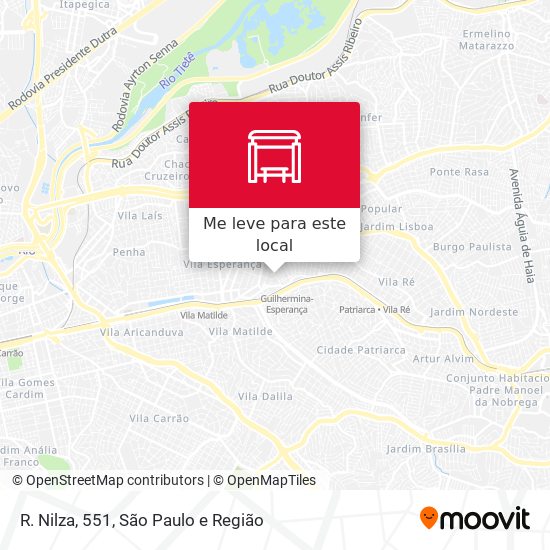 R. Nilza, 551 mapa