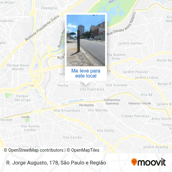 R. Jorge Augusto, 178 mapa