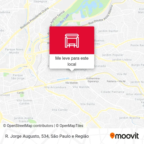 R. Jorge Augusto, 534 mapa