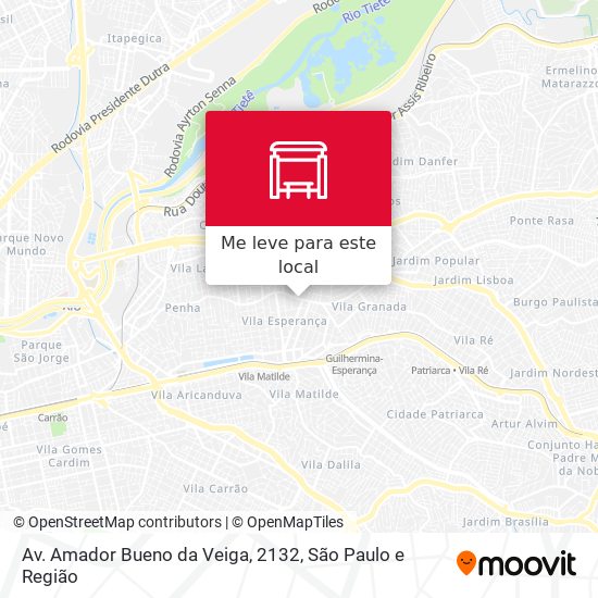 Av. Amador Bueno da Veiga, 2132 mapa