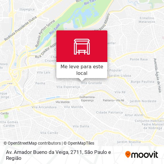 Av. Amador Bueno da Veiga, 2711 mapa