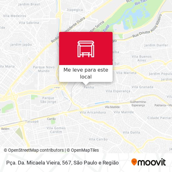 Pça. Da. Micaela Vieira, 567 mapa