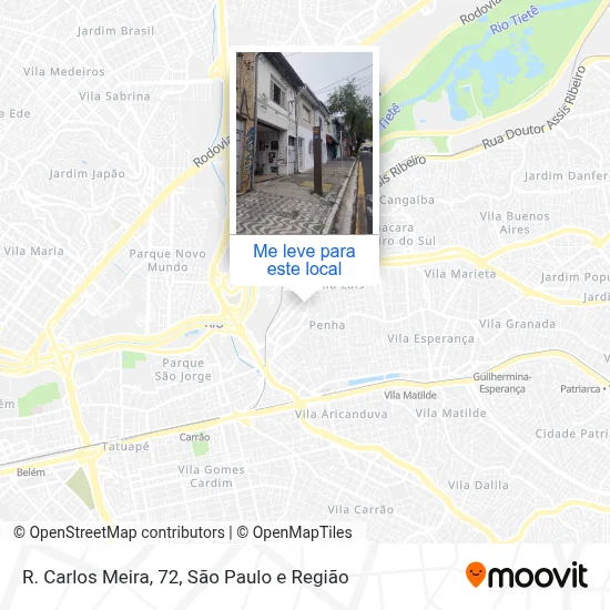 R. Carlos Meira, 72 mapa