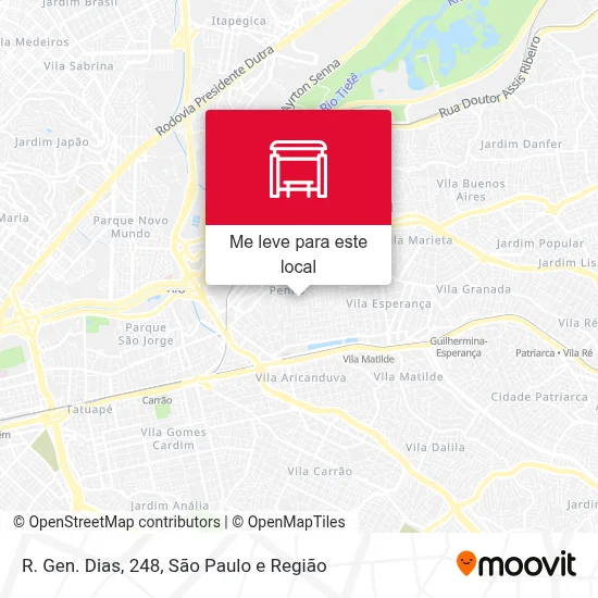 R. Gen. Dias, 248 mapa