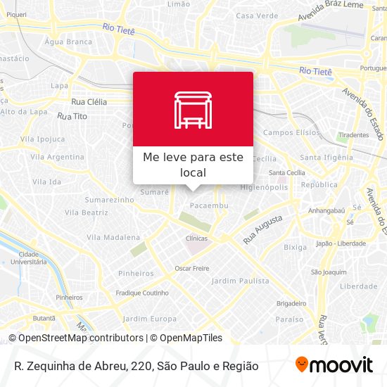 R. Zequinha de Abreu, 220 mapa