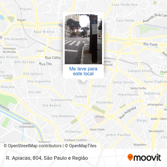 R. Apiacas, 804 mapa