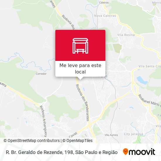 R. Br. Geraldo de Rezende, 198 mapa