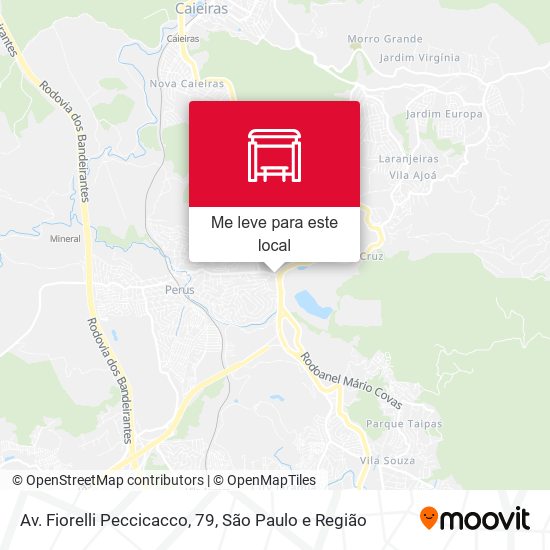 Av. Fiorelli Peccicacco, 79 mapa