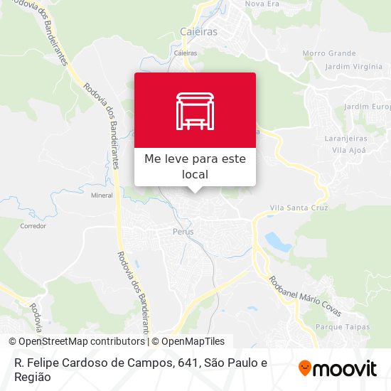 R. Felipe Cardoso de Campos, 641 mapa