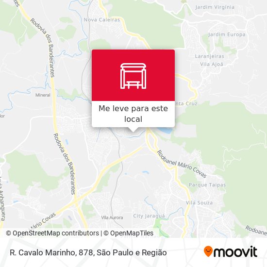 R. Cavalo Marinho, 878 mapa