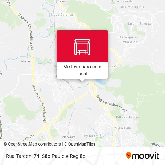 Rua Tarcon, 74 mapa