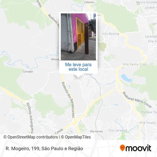 R. Mogeiro, 199 mapa