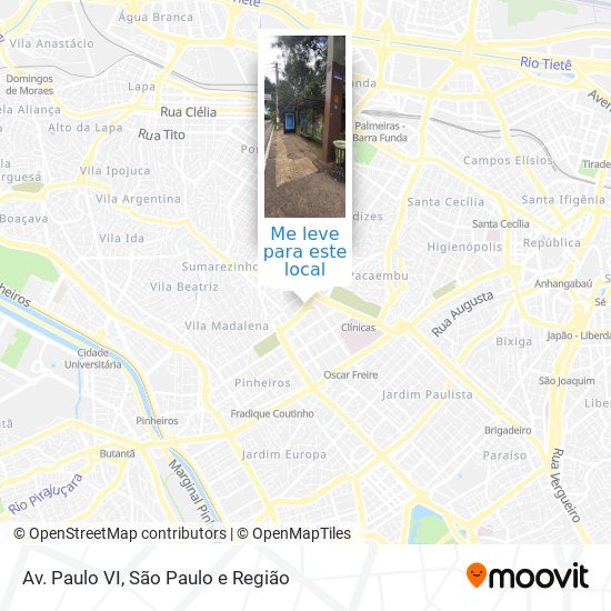Av. Paulo VI mapa