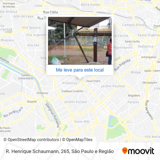 R. Henrique Schaumann, 265 mapa