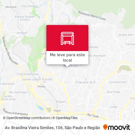 Av. Brasilina Vieira Simões, 106 mapa