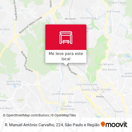 R. Manuel Antônio Carvalho, 224 mapa