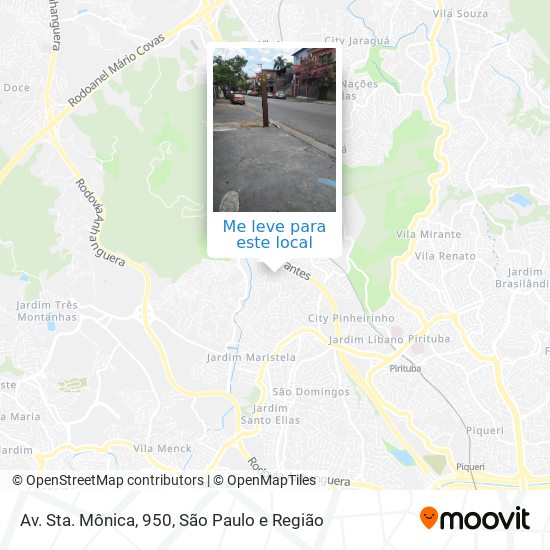 Av. Sta. Mônica, 950 mapa