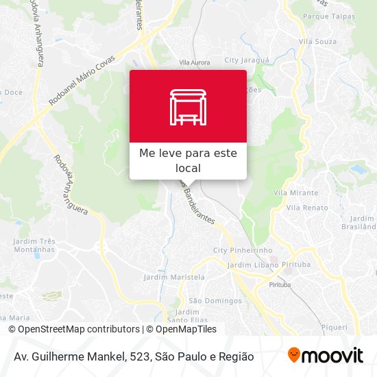 Av. Guilherme Mankel, 523 mapa