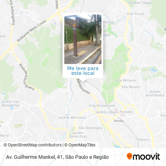 Av. Guilherme Mankel, 41 mapa