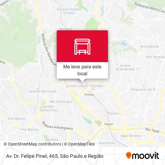 Av. Dr. Felipe Pinel, 465 mapa