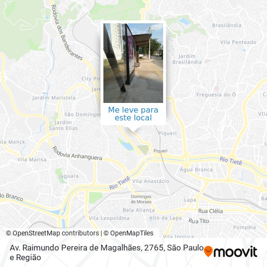 Av. Raimundo Pereira de Magalhães, 2765 mapa