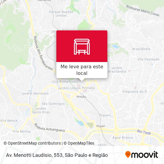 Av. Menotti Laudísio, 553 mapa