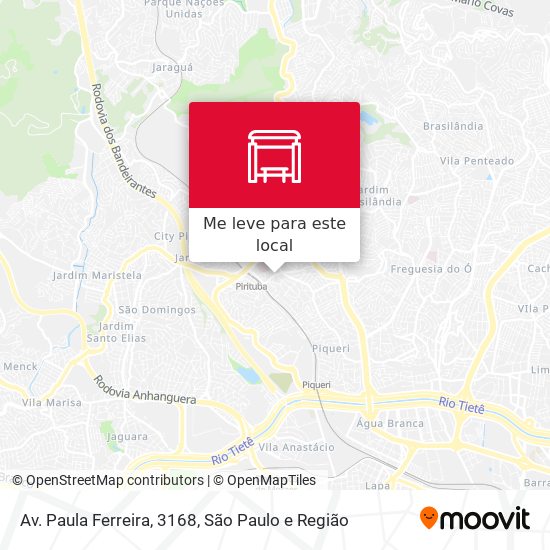 Av. Paula Ferreira, 3168 mapa