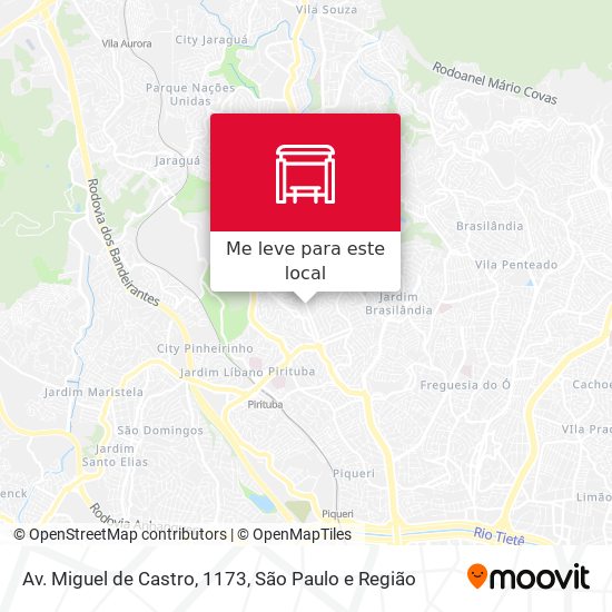 Av. Miguel de Castro, 1173 mapa