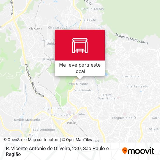R. Vicente Antônio de Oliveira, 230 mapa