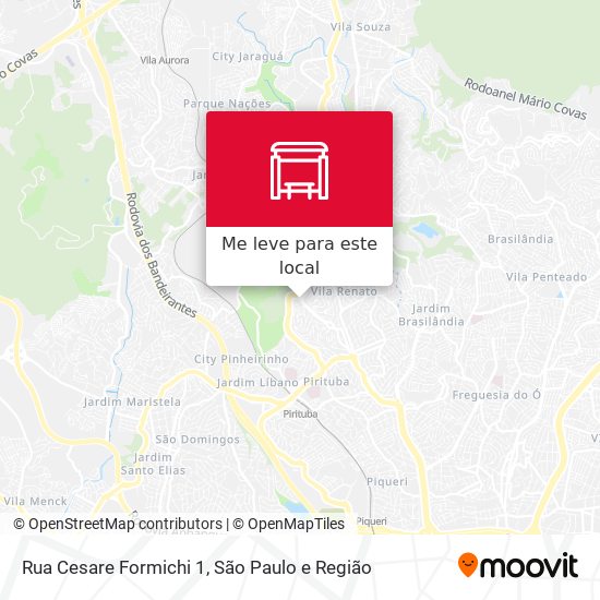 Rua Cesare Formichi 1 mapa