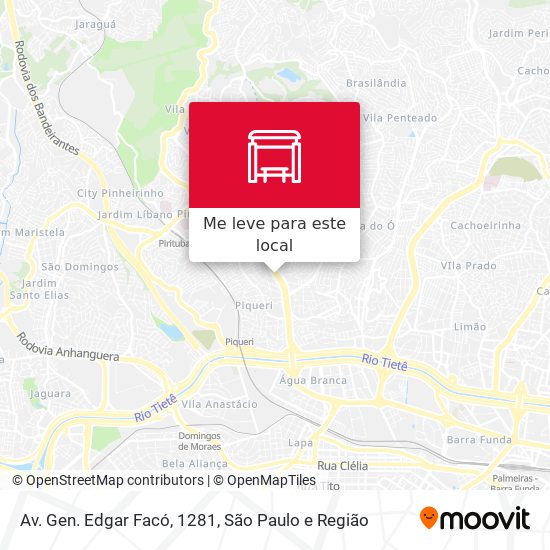 Av. Gen. Edgar Facó, 1281 mapa