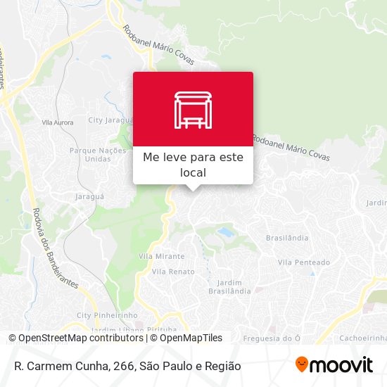 R. Carmem Cunha, 266 mapa