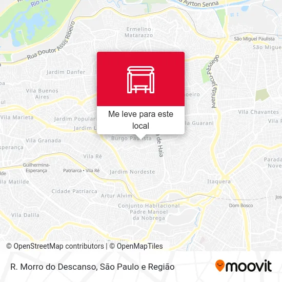 R. Morro do Descanso mapa