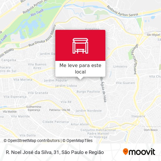 R. Noel José da Silva, 31 mapa