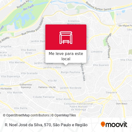 R. Noel José da Silva, 570 mapa