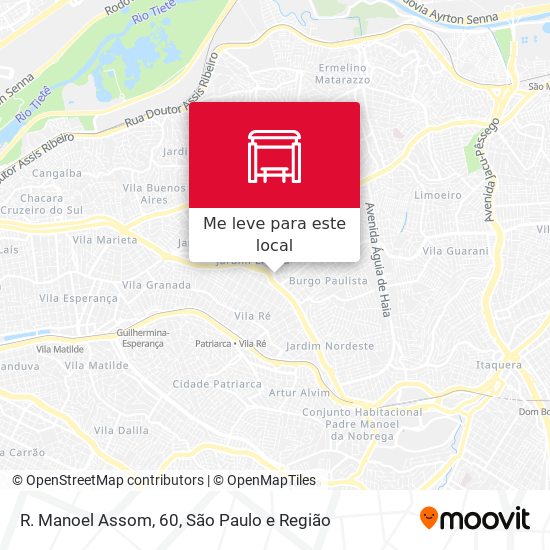 R. Manoel Assom, 60 mapa