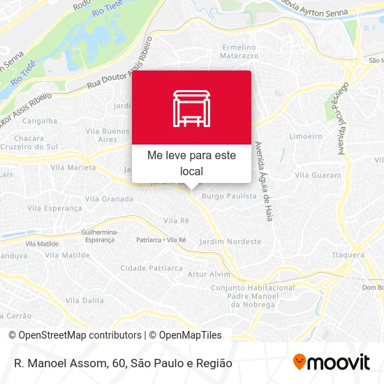 R. Manoel Assom, 60 mapa