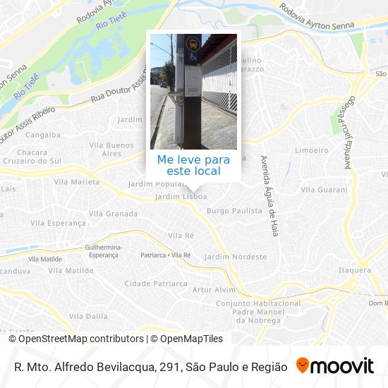 R. Mto. Alfredo Bevilacqua, 291 mapa