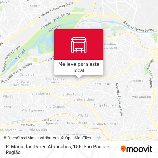 R. Maria das Dores Abranches, 156 mapa