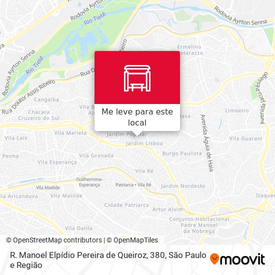R. Manoel Elpídio Pereira de Queiroz, 380 mapa