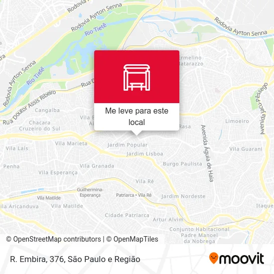 R. Embira, 376 mapa