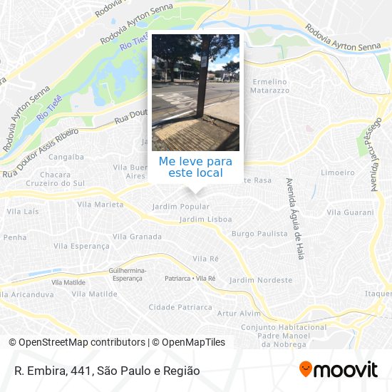 R. Embira, 441 mapa