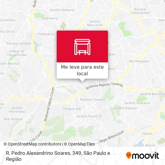R. Pedro Alexandrino Soares, 349 mapa