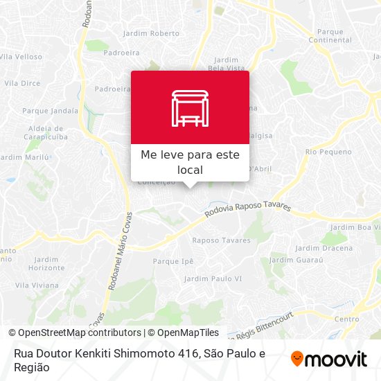 Rua Doutor Kenkiti Shimomoto 416 mapa