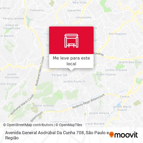 Avenida General Asdrúbal Da Cunha 708 mapa
