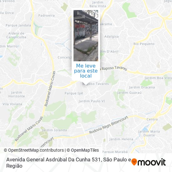 Avenida General Asdrúbal Da Cunha 531 mapa