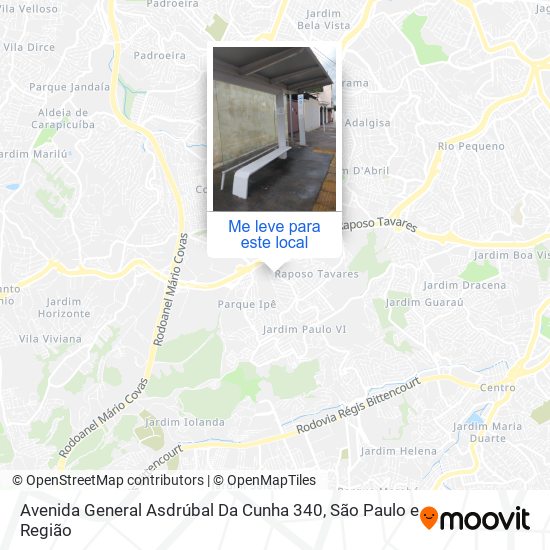 Avenida General Asdrúbal Da Cunha 340 mapa