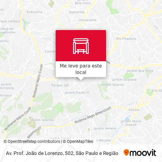 Av. Prof. João de Lorenzo, 502 mapa